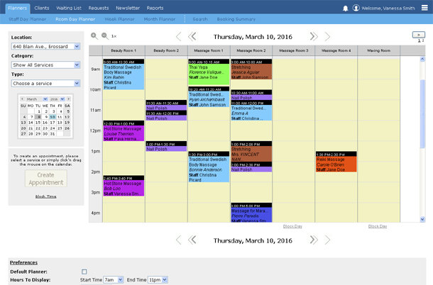 day appointment planner