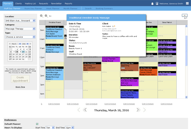 daily appointment calendars