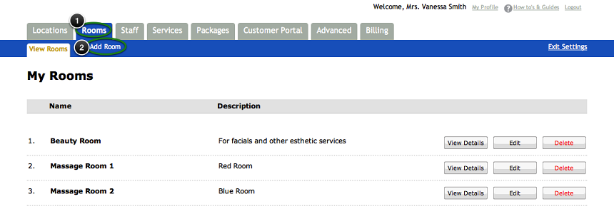 managing rooms in your room scheduling software